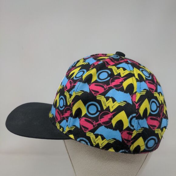 JL Snapback Hat Multicolor One Size Adjustable Embroidered Justice League - Picture 3 of 8